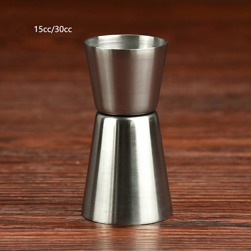 15/30 Ml Of 20/40 Ml Cocktail Jigger Rvs Ounce Straight Side Dubbele Shaker Maatbeker barman Tool: Default Title