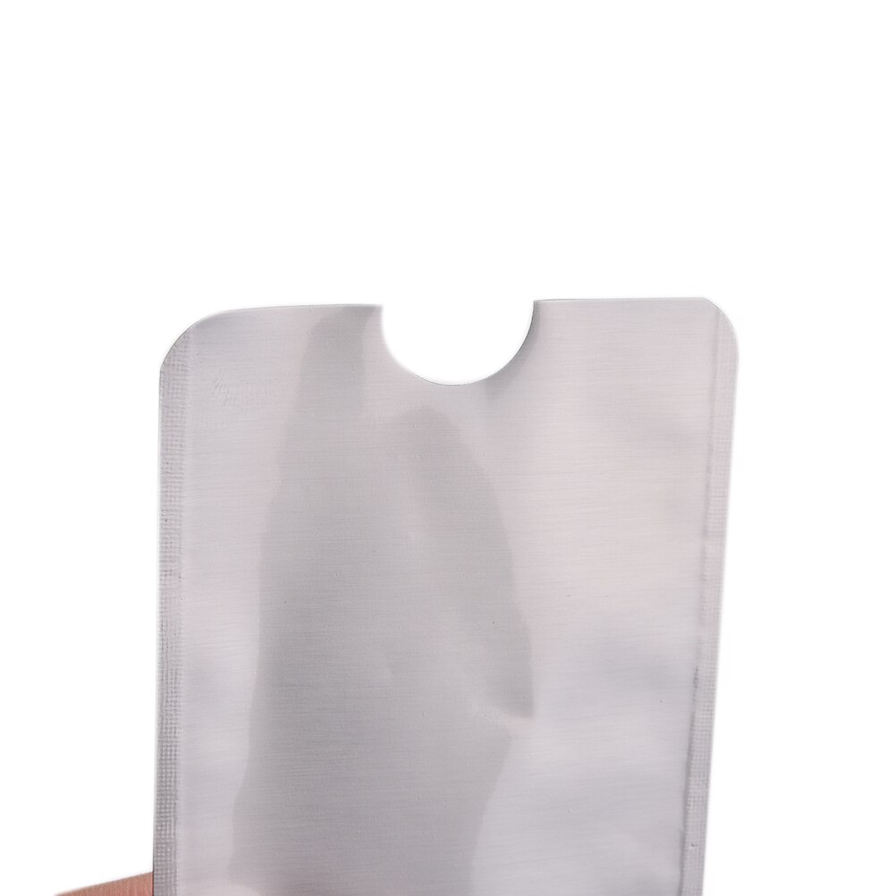 10 stücke Anti Scan RFID Ärmel Schutz Anti Diebstahl Kredit Ich würde Karte Aluminium Folie Halfter Anti-Scan Karte Hülse