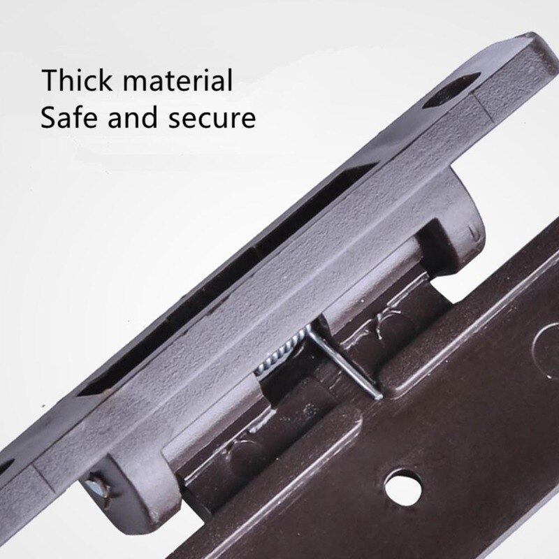 2pcs Plastic spring hinge Wardrobe Cabinet dust small hinge Universal Furniture Wood Door fixed Connector Hardware Accessories