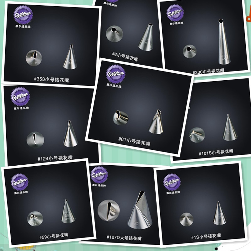Wilton decorazione punte boquilla para decorar spedizione gratuita