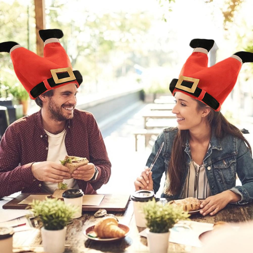 Christmas Hats Year Hat Dance Electric Music Funny Chicken Leg Turkey Adjustable Hat Year Birthday Dance Hats