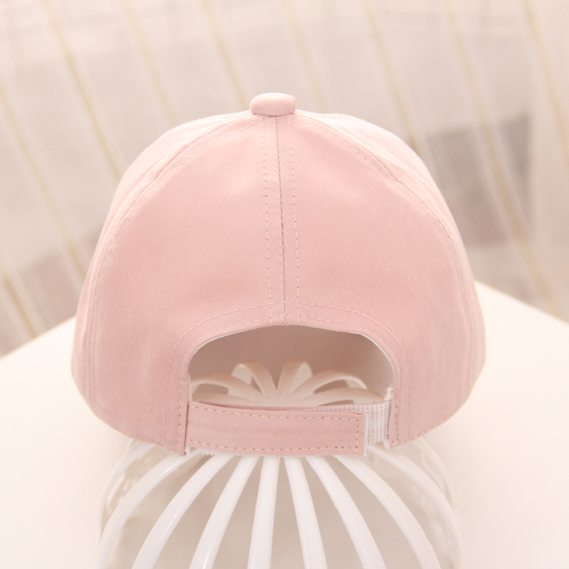 Gorra de béisbol bordada con letras A para niño y niña, sombrero de Sol de mezclilla para exteriores, Snapback de bebé, sombreros de Hip-Hop de 6-24 meses, 46-50cm