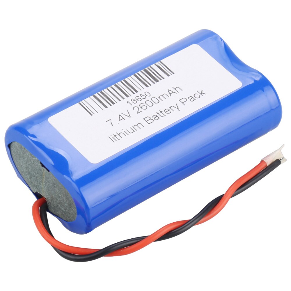 7.4 V 18650 Lithium Batterij 2600 Mah Oplaadbare Batterij Luidspreker Speaker Met Bescherming Plaat