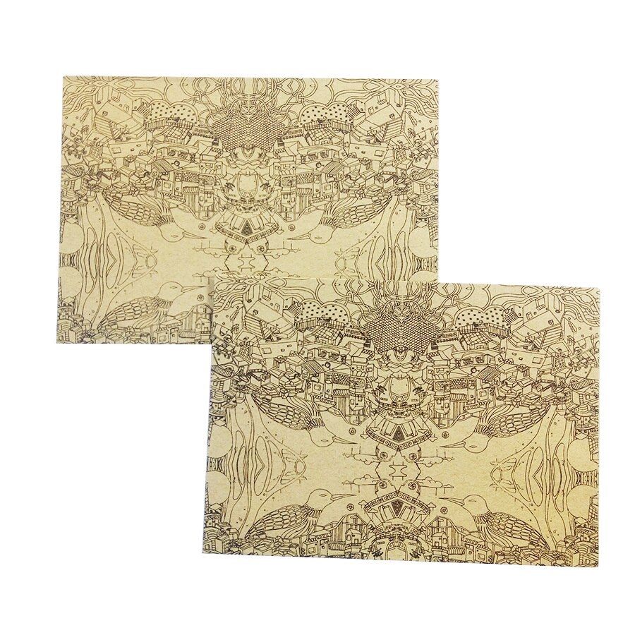 10Pcs/lot 155*111mm Vintage DIY Kraft Envelope Postcards Brown Kraft Envelopes Fancy Envelopes Kawaii Party Supplies