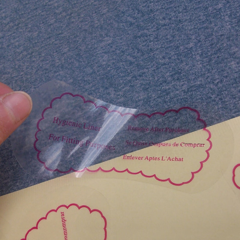 Transparent Adhesive Protective Hygiene Try On Stickers - Buy Hygiene - View #10