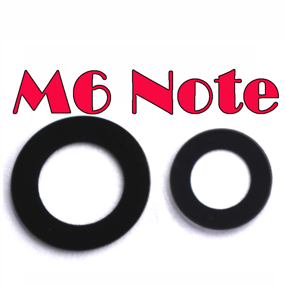 2x Glass back rear camera lens for Meizu MX3 MX4 MX5 MX6 pro pro6 6S Pro7 plus M1 M2 M3 M3S M5C M5 M5S M15 M6 note M3E E3 E2: M6 Note