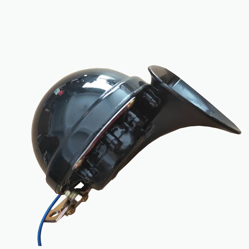 AOZBZ 300DB 12V 24V Black Electric Snail Horn Air Horn Raging Sound Car Styling Loud For Car Motorcycle Truck Boat Durable