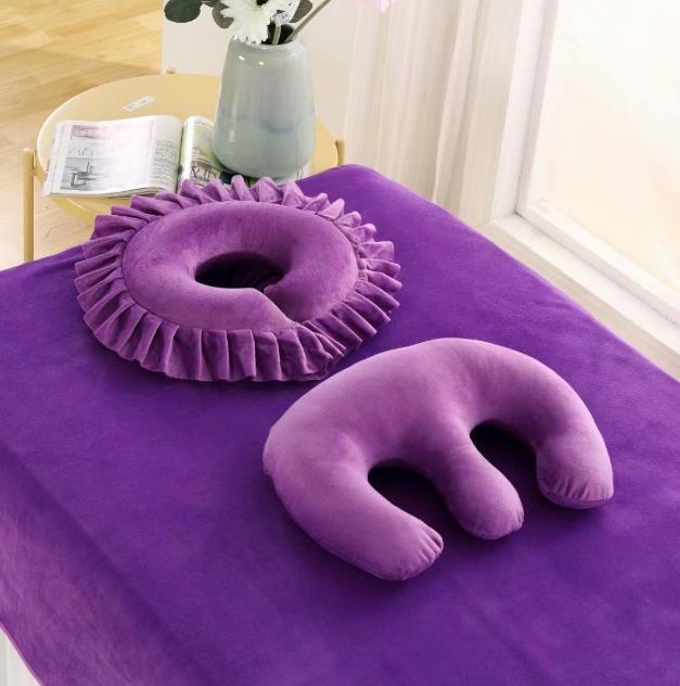 Skin-friendly and Comfortable Chest Pillow, Massage Cushion for Beauty Salon, Face Pillow Removable and Washable F8044: 12