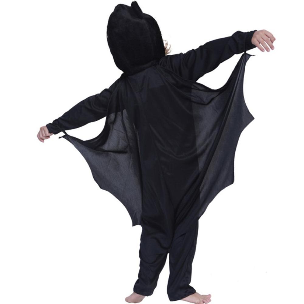Zwart Vampier Kinderen Kostuum Maskerade Black Evil Horror Capuchon Vampier Cosplay