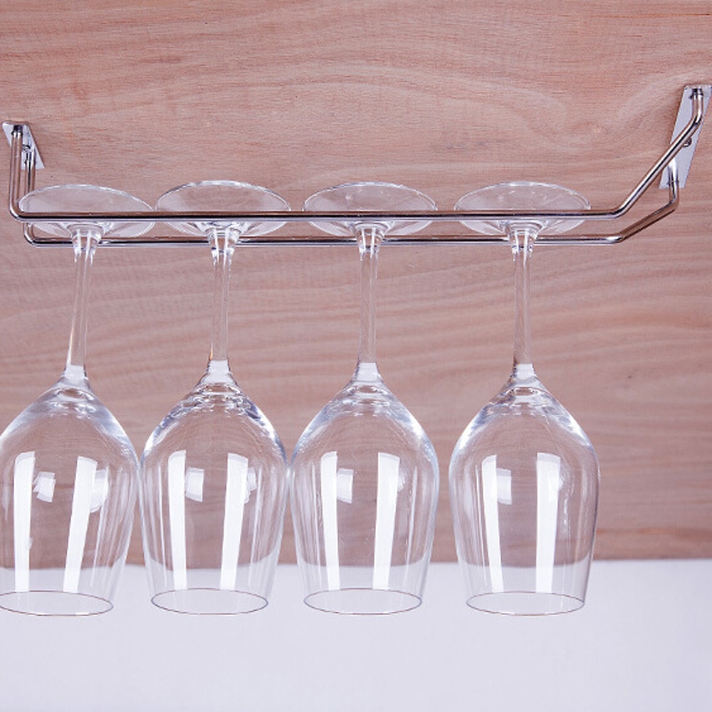 27/35/55cm vinglas ophængningsstativ glasvarer hjemmebar pubholder rustfrit stål køkkenredskaber