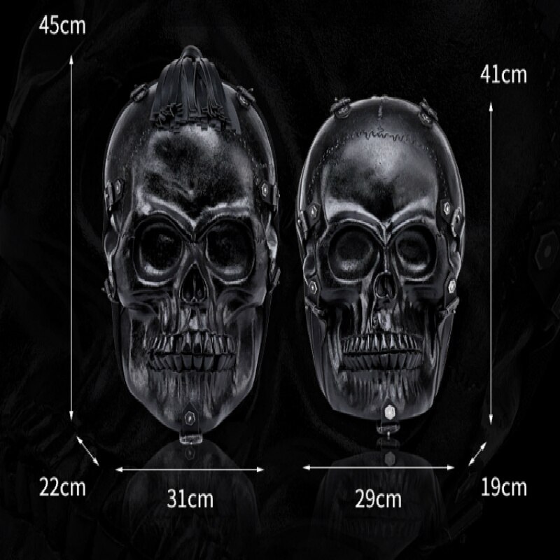 Mochila com caveira tridimensional personalidade, nova moda multi-função, mochila ao ar livre