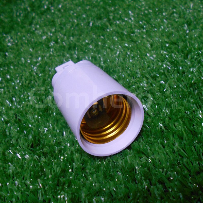 G24 a E27 Socket Base LED halógeno CFL bombilla convertidor adaptador de lámpara Holder g24d-1,g24d-2,g24d-3 a E27 convertidor de base de tornillo