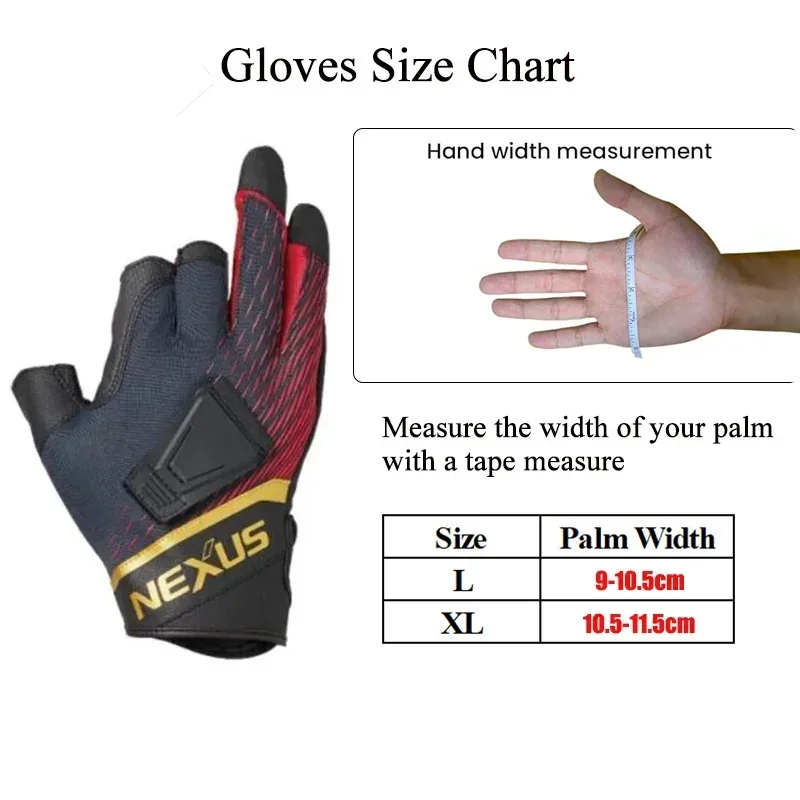 Rutschfeste Angelhandschuhe GL-112V Winter elastische 3-Finger-Schnitt winddichte und warme Felsen-Angelhandschuhe wasserdichte Angelhandschuhe