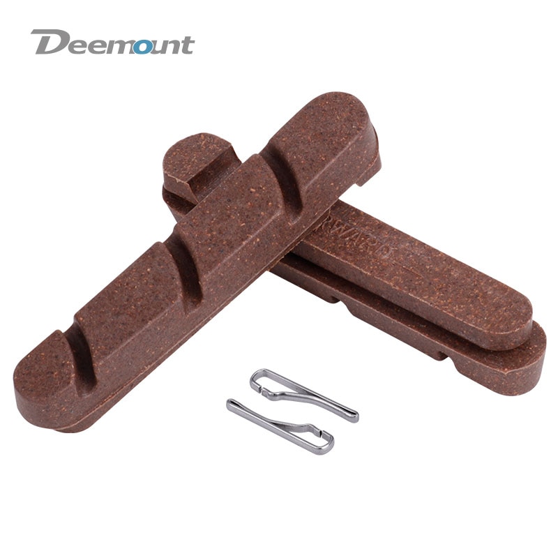 Deemout Brake Inserts for Carbon Wheel Rims Road Bike Caliper Braking Block Pads Heat Dissipation Low Rim Wear Low Nois