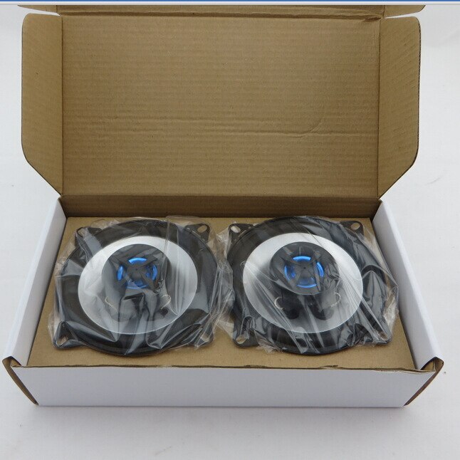 1 Paar 4-Inch Zilver Single Core Automobiel Speakers, Auto Hifi Volledige Range Speaker Auto Luidsprekers