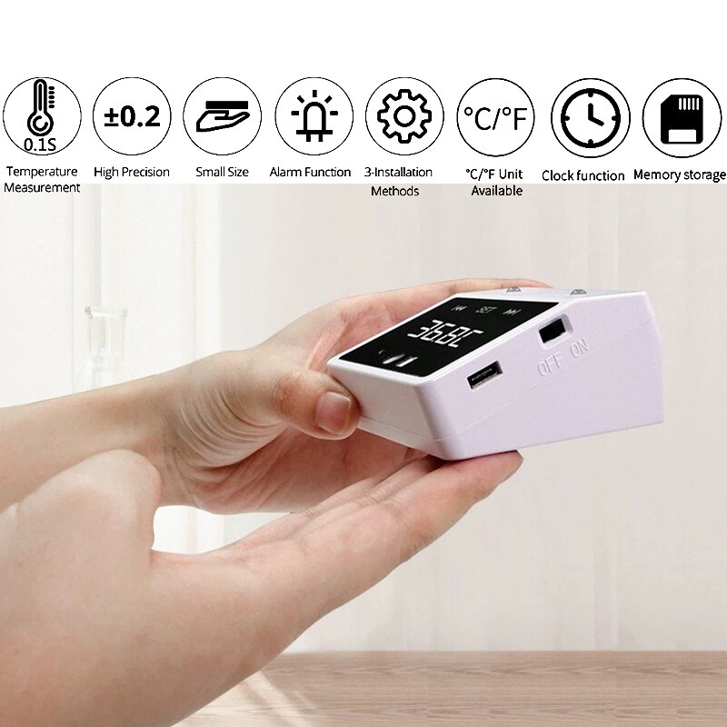 Digital LCD Indoor Convenient Temperature Sensor Humidity Meter Thermometer Hygrometer Gauge Indoor Outdoor Room Thermometer