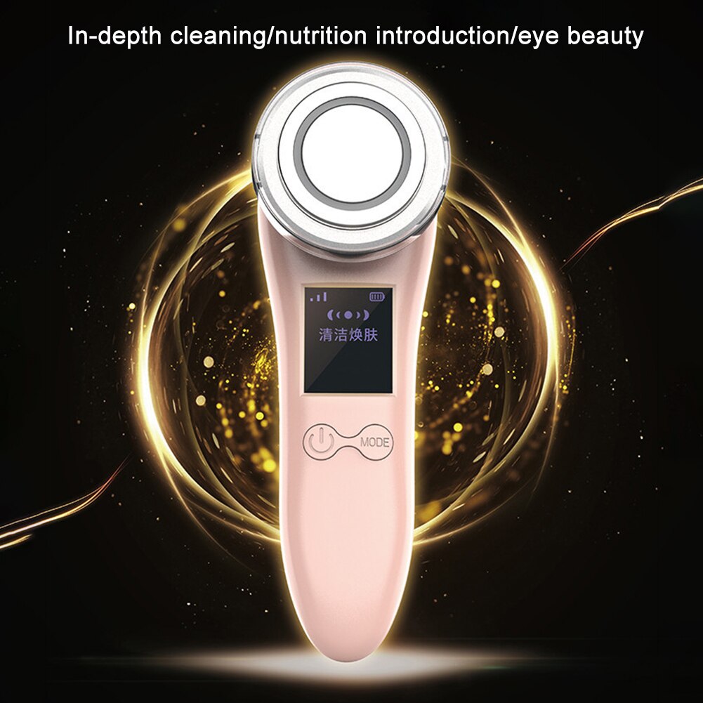 Skin Lifting Tighten Vibration Massage Electroporation RF Radio Face Lifting LED Photon Wrinkles Removal Skin Care Beauty Device