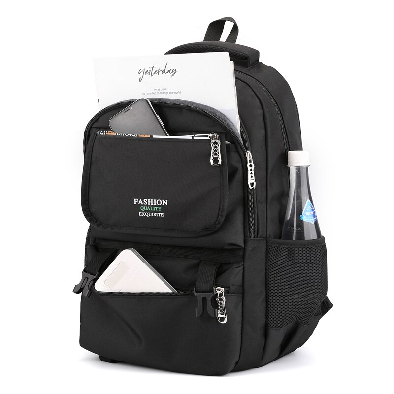 Men Backpack Bag College Student Computer Bag Female Travel Boys Work Waterproof School University Backpack Teenage