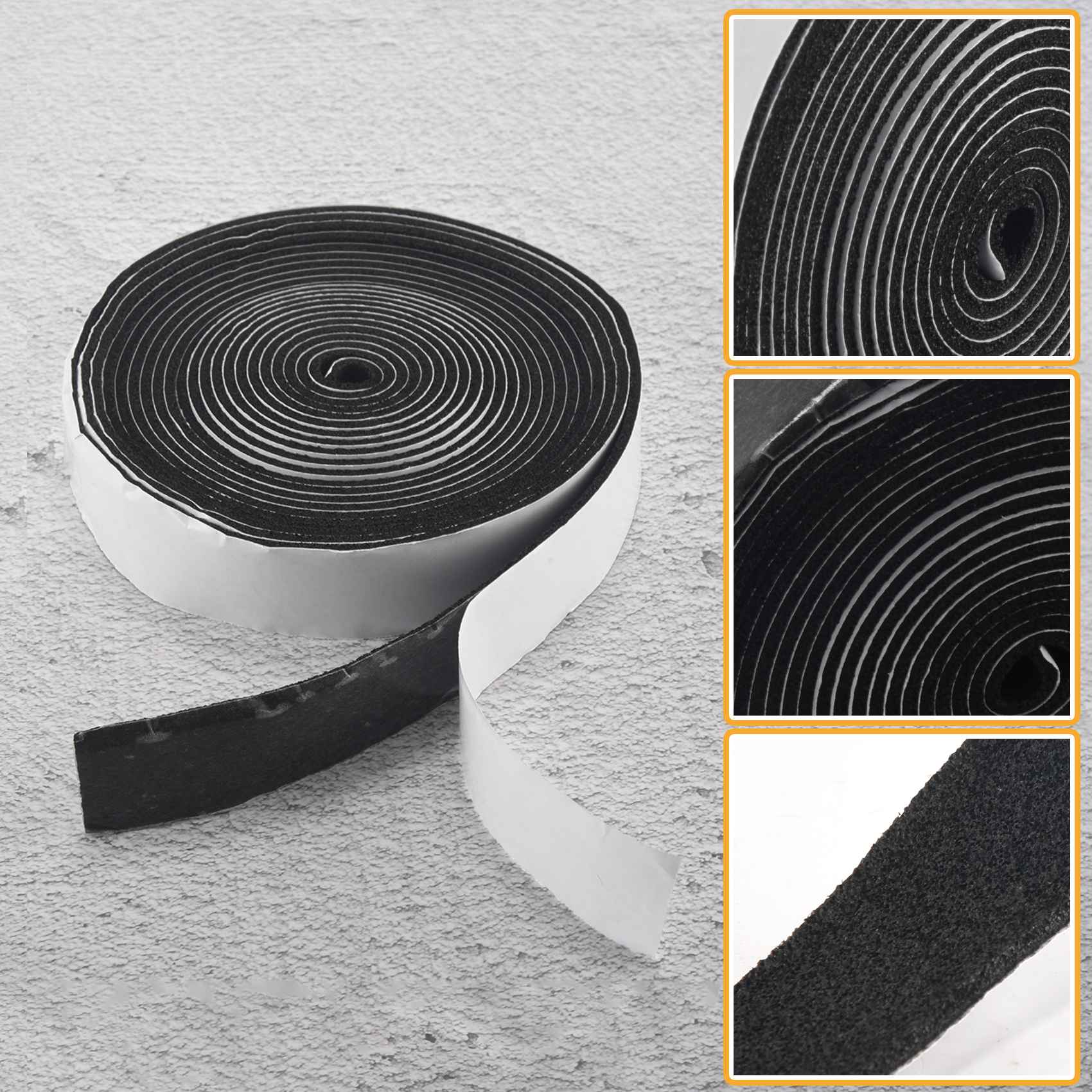 BBQ-rokerpakking Zelfklevende grilltape Grillafdichting op hoge temperatuur Zelfklevende pakking 2-pack