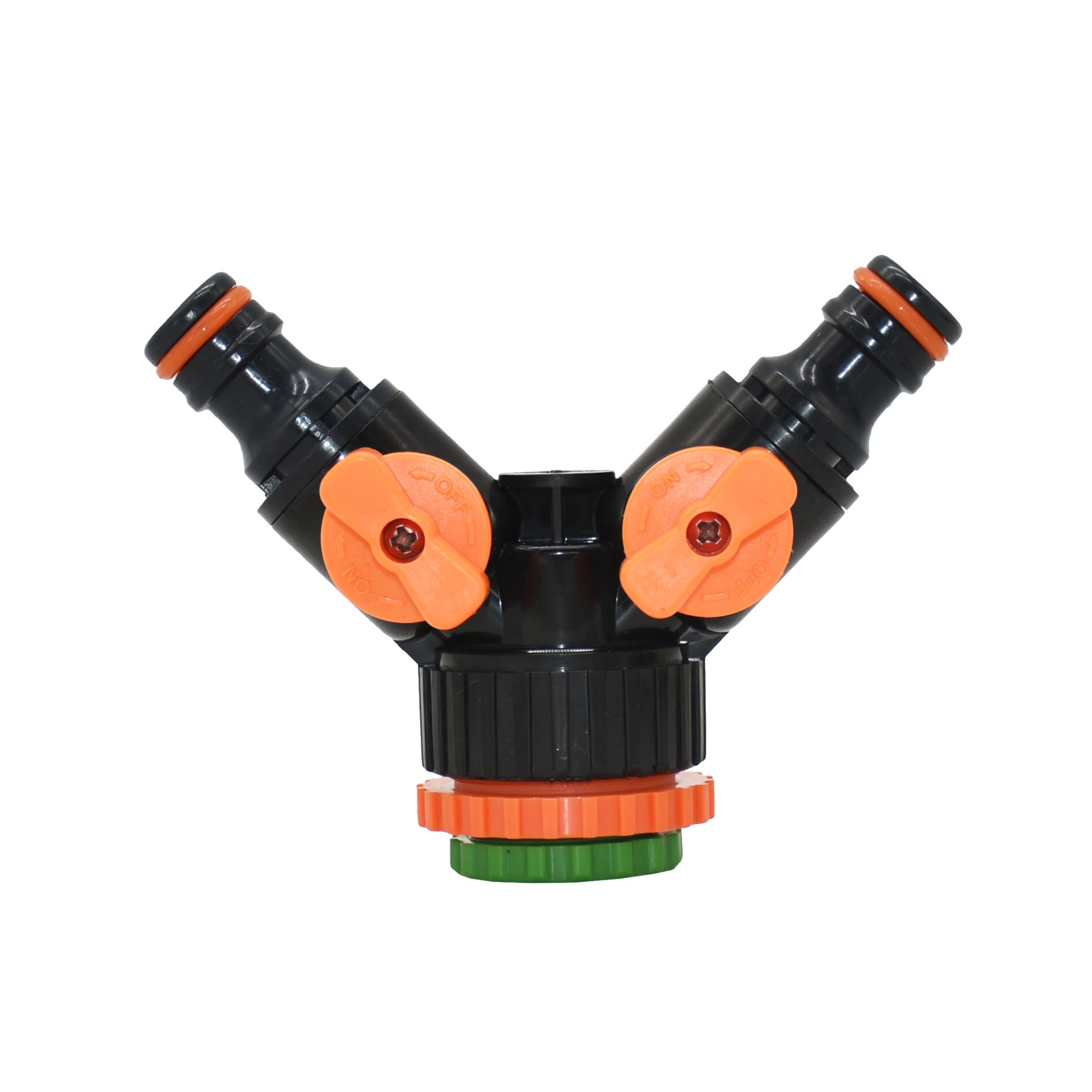 Drip irrigation 2-way Garden tap water splitter Female 1/2 3/4 1inch garden hose Y splitter watering adjustable switch 1pcs