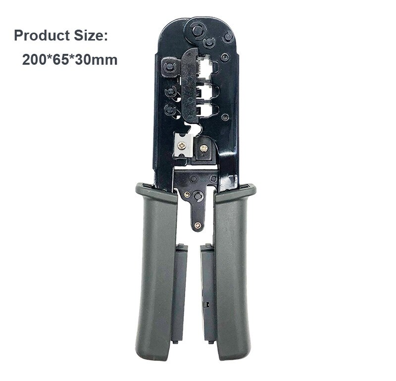 RJ45 Network Lan Cable Tester Crimp Tool For Cat7 Cat6 Cat5 RJ11 RJ12 RJ45 Crimper Metal Clip