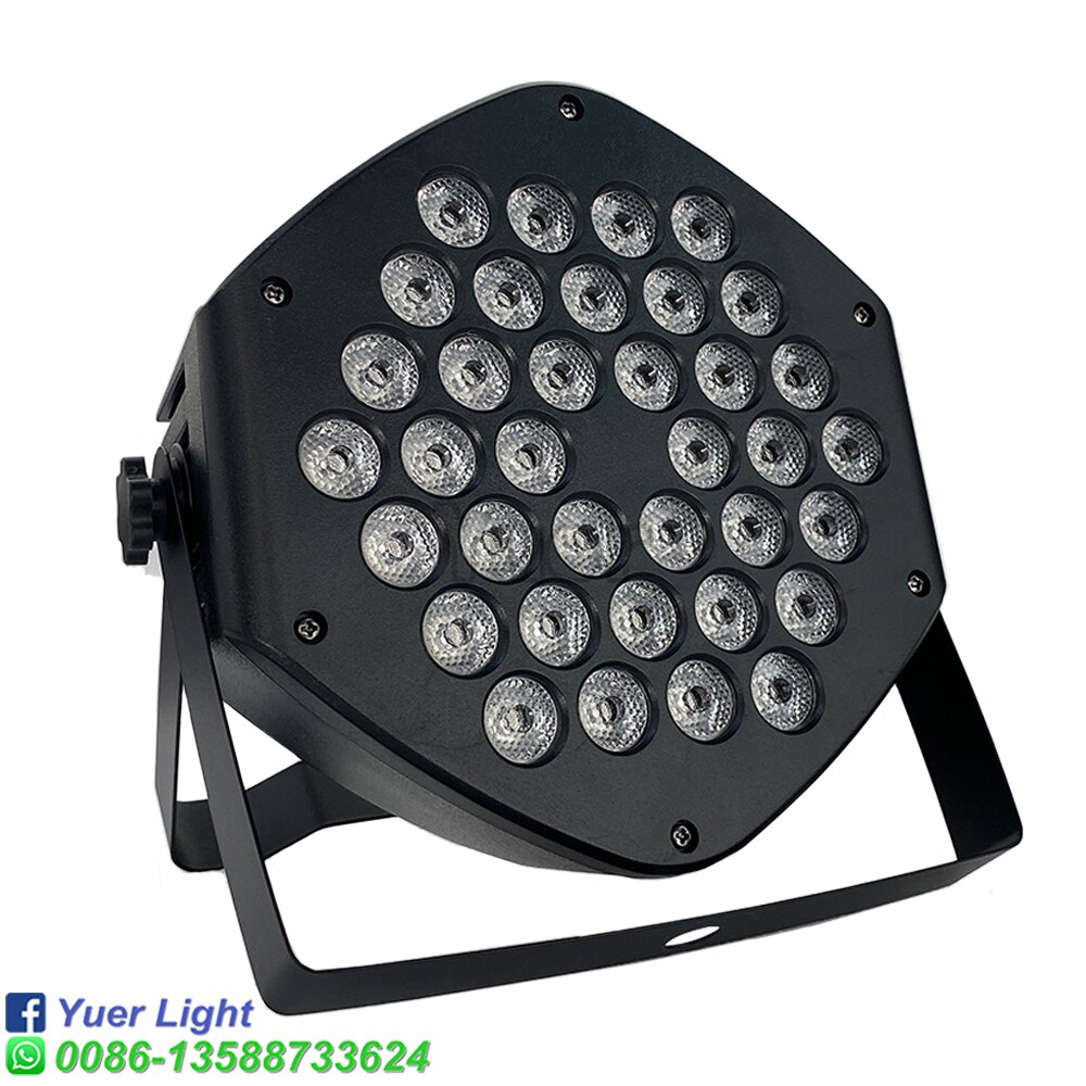 ledet par lys 36 x 3w rgbw strobe lys rgb 3 i 1 ledet dj vask diskotek lys dmx 512 effekt til liten paty parti bar scene belysning