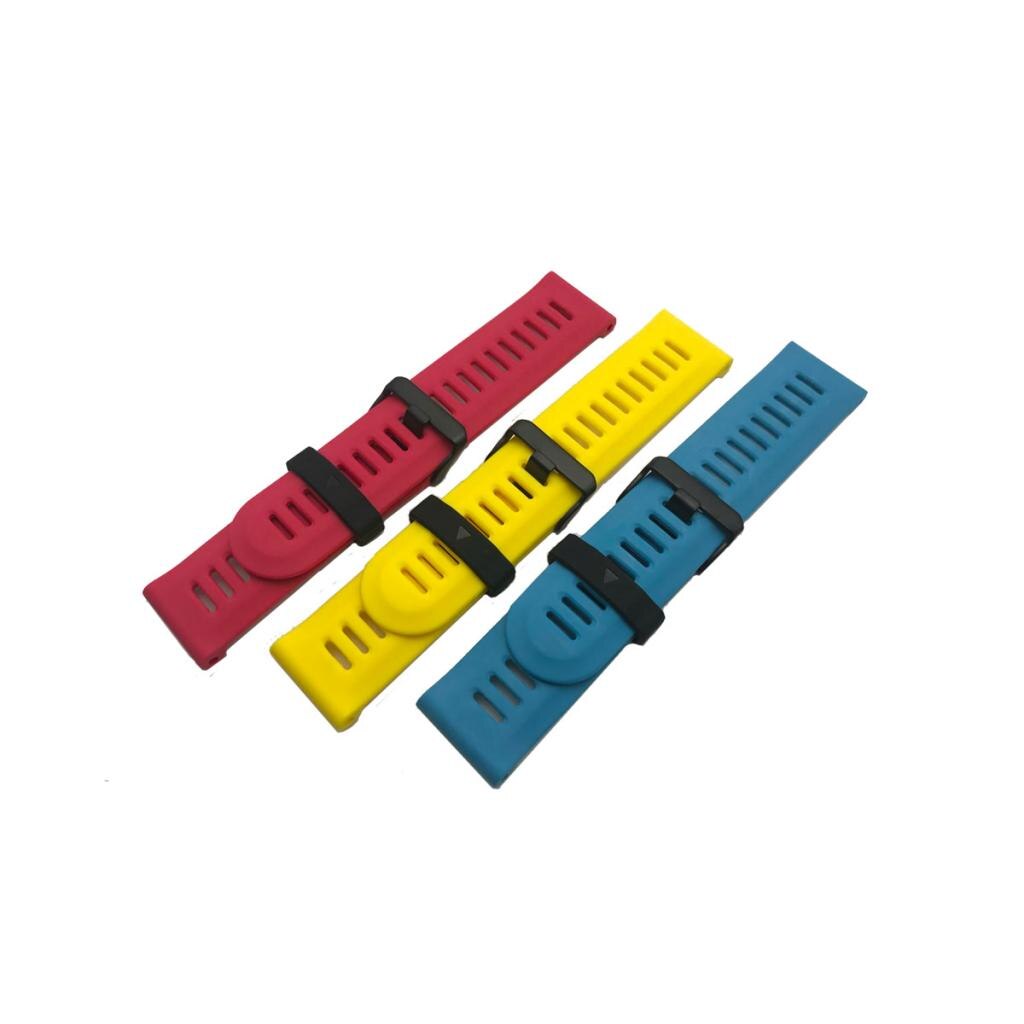 Garmin Fenix 5X/3/3 HR Band Easy Fit 26mm Soft Silicone Smart Watch Strap