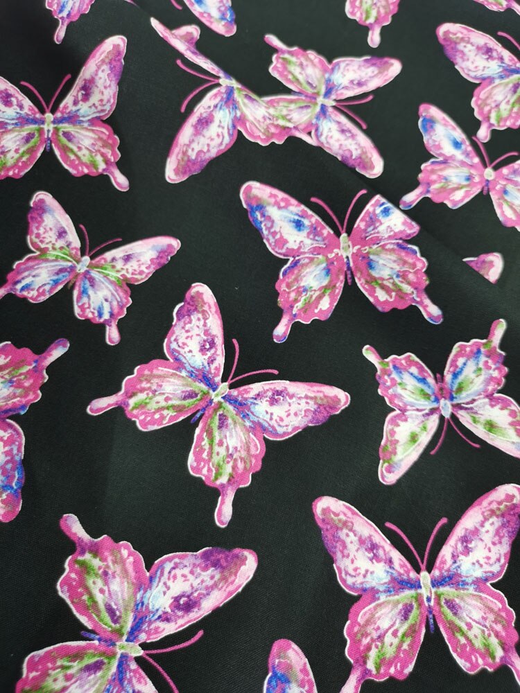 3D-Fotohintergrund 'Rosmarin Blume Mit Schmetterling' – Vinyl-Stoff, Verschiedene Größen (bis 6x3 M), Für Hochzeiten, Partys & Fotoshootings