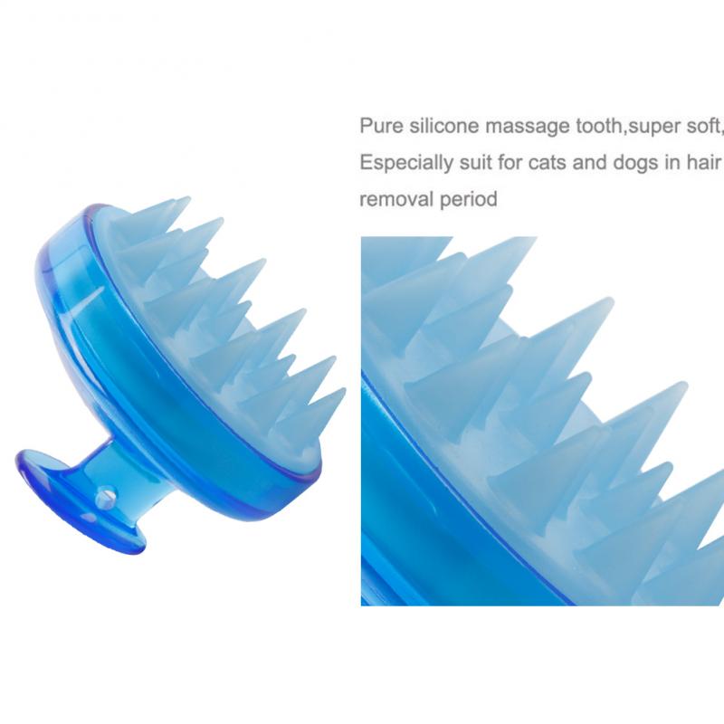 Børn voksen hår vask kam silikone body shampoo hovedbund massage børste air brush kam bløde massager børster rengøring pleje værktøj