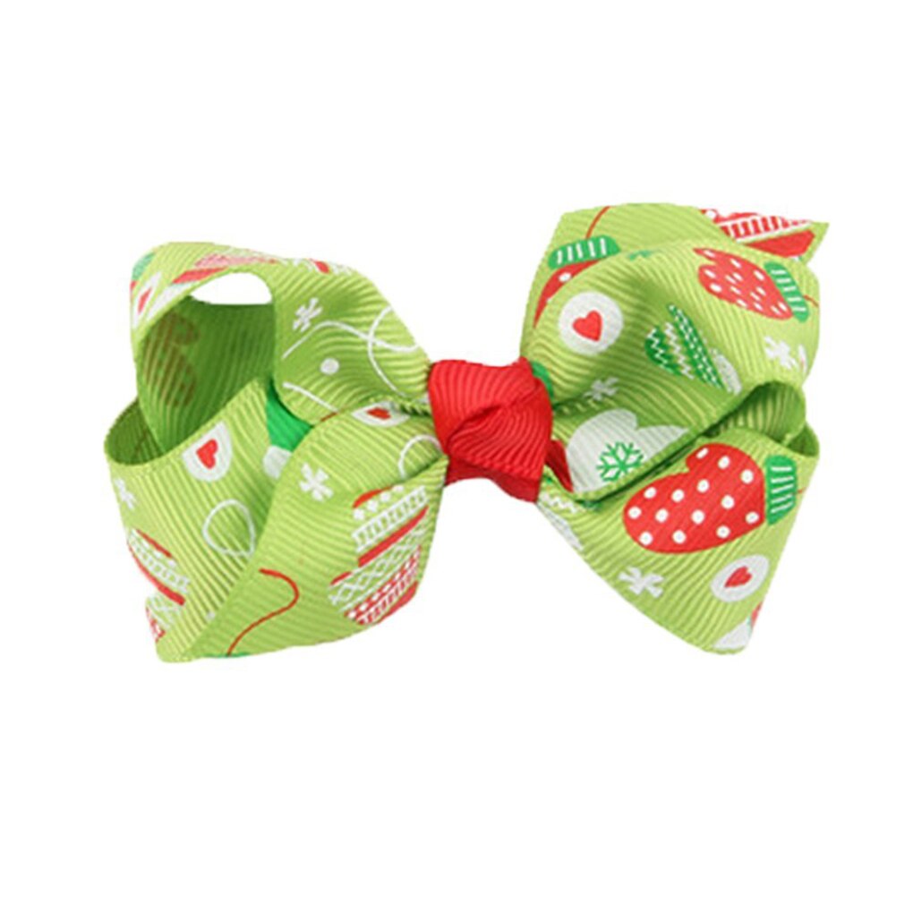 8 sztuk małych dzieci niemowlę dziewczynka ozdoby świąteczne Bowknot szpilka stroik