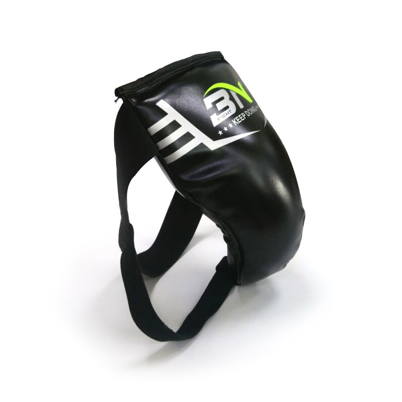 Säädettävä lasten aikuisten jockstrap pu nahka haarasuoja nivussuoja hengitysaukko taekwondo katrate nyrkkeily mma varusteet