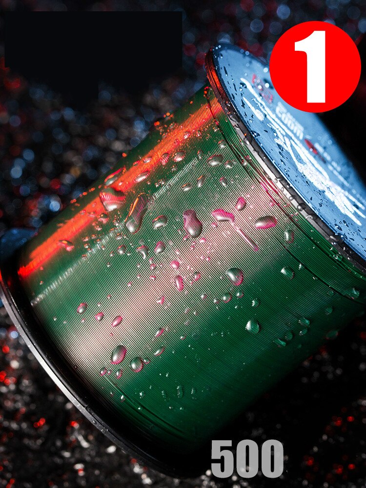 Sedal de Pesca de nailon superfuerte, hilo de pescar de 500m, monofilamento, Sedal principal, telescópico, Accesorios para Pesca de Mar