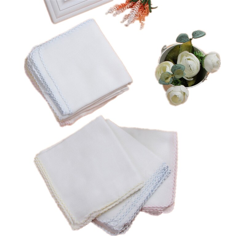 10 Stks/partij I Love Mama En Papa Baby Slabbetjes Speeksel Sjaal Gaas Verpleging Sjaal Baby Accessoires Baby Sjaal Burp doek 30Cm