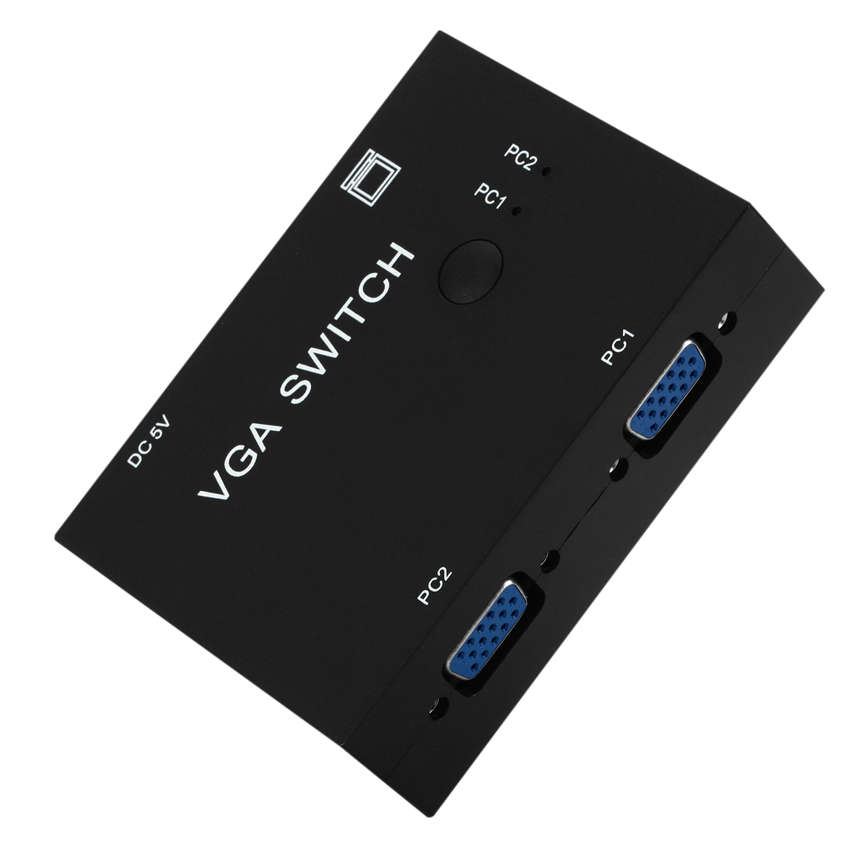 vga 2 in 1 out switcher vga 2 port switch box for consoles set-top boxes notebooks projectors computers 2 hosts share 1 display