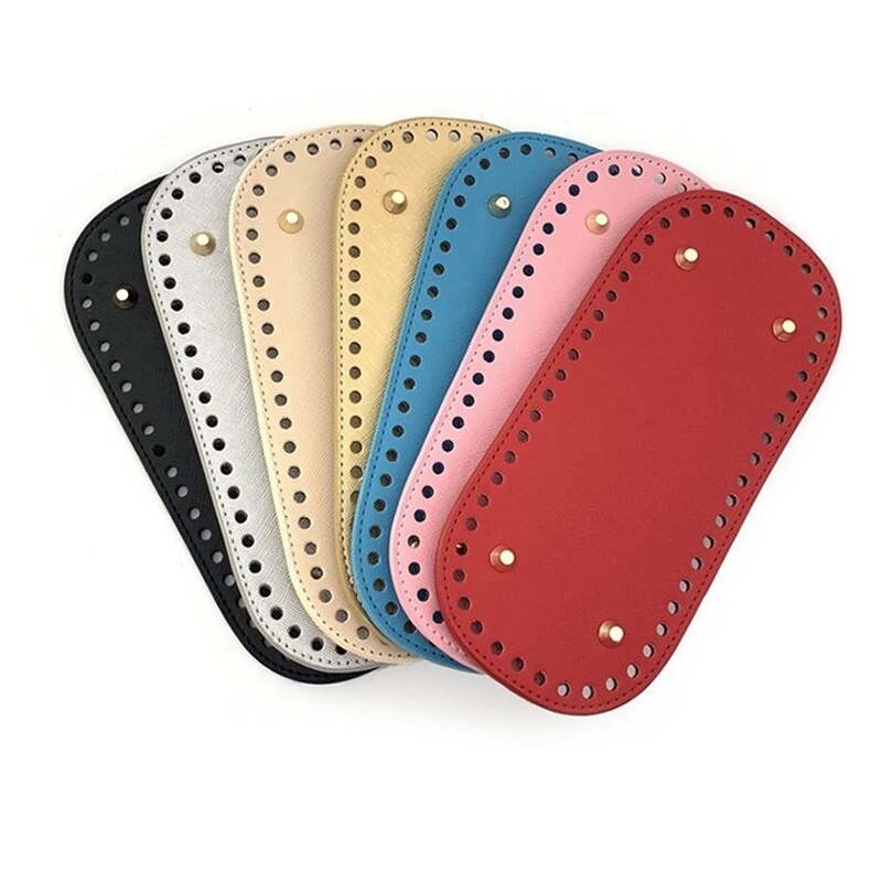 1PC Handbag Making Purse Bag Bottom Base Shaper Oval DIY Tote Bag Leather Accessories 10x22cm