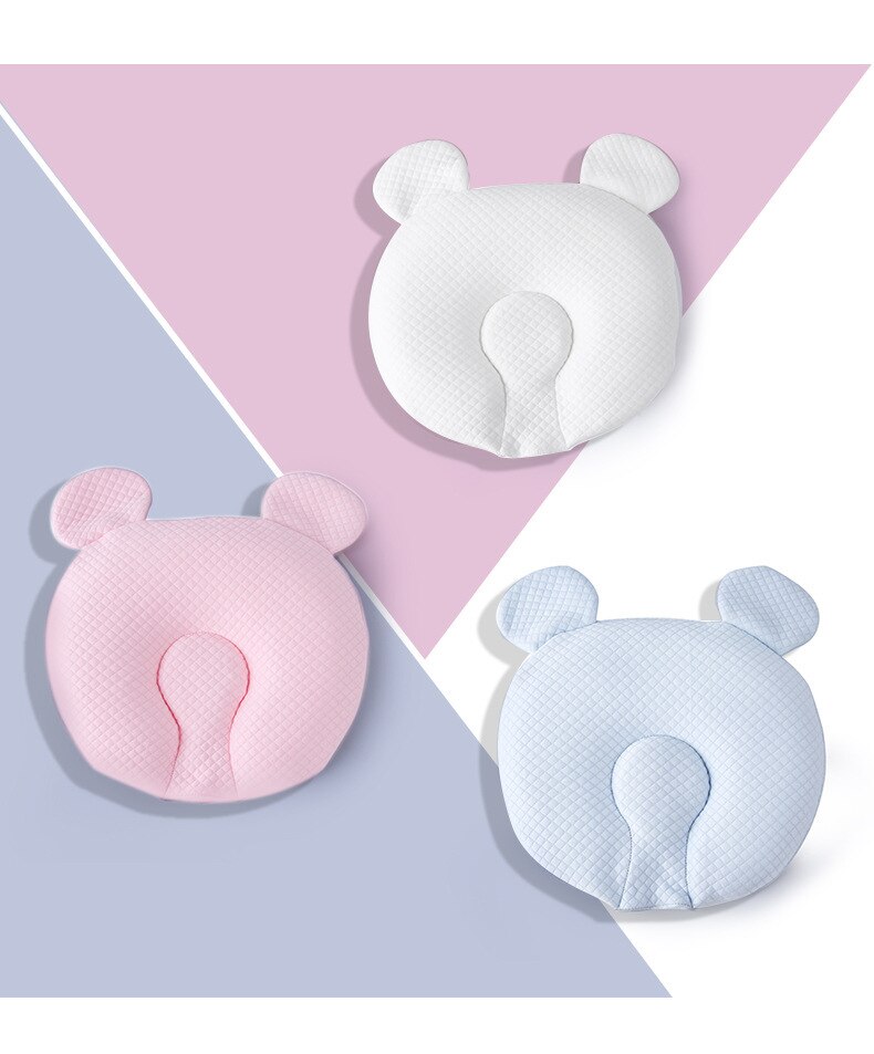 Oreiller en mousse à mémoire de forme pour enfants et adolescents de s 0-1- ans: Blanc