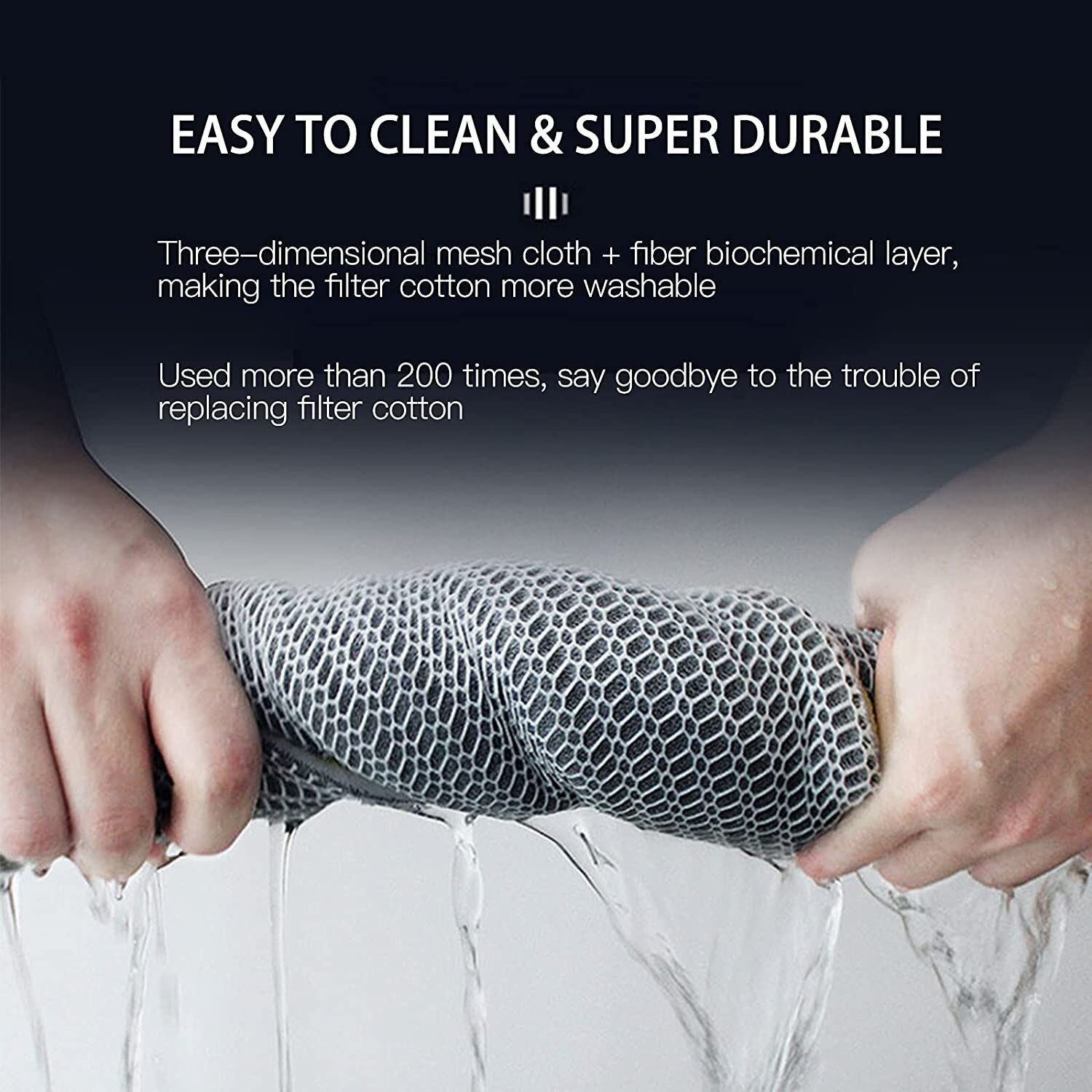 Filtro de algodón 8D para pecera, sin pegamento, esponja de filtro de acuario de alta densidad, material de filtro de alta permeabilidad, purificación de agua