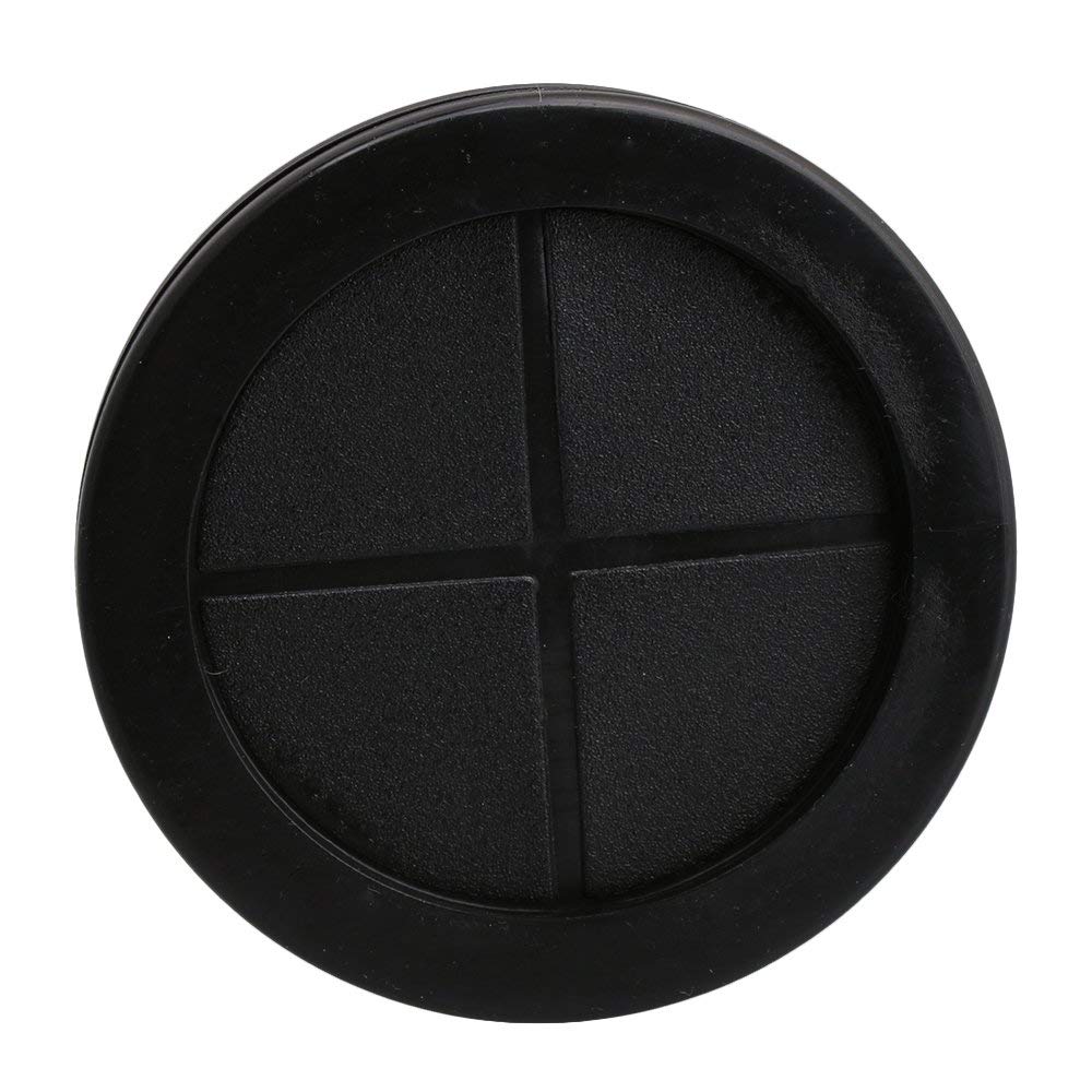 4 st 80mm svart rund form dubbelsidig sluten tom gummi ledning tråd grommets packningar skydd ring ring förbättring
