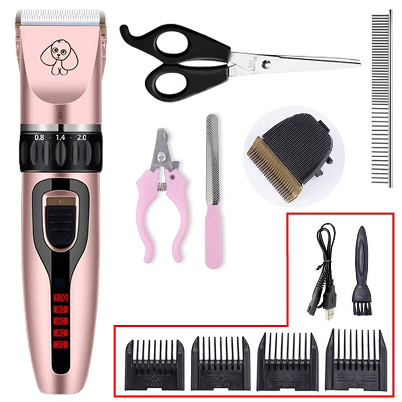 Pet Clipper Voor Honden Tondeuse Elektrische Hond Clipper Kat/Konijn Grooming Tool Haar Machine Remover Kapsel Voor Dieren: R-Power New B