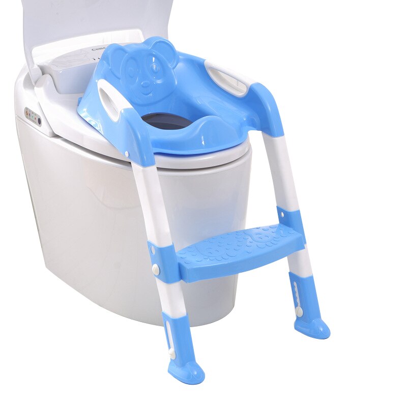 2 farver babypotte træningssæde børnespotte med justerbar stige spædbarn baby toilet sæde toilet træning foldesæde: 01