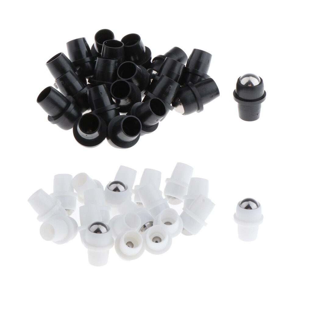 40 Pcs Metalen Essentiële Olie Roller Ballen Voor Hars Roll Op Flessen 0.4''