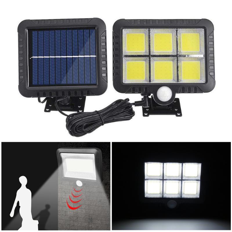 100 LED Split Style Solar Lamps Solar Garden Wall Lights Solar Powered PIR Motion Sensor Outdoor Solar Lamps IP65 Flood Lamp