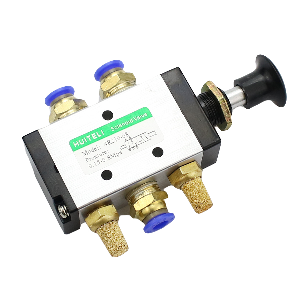 4R210-08 Manual valve 2 Way 5 Position Push and pull Pneumatic switch of directional valve