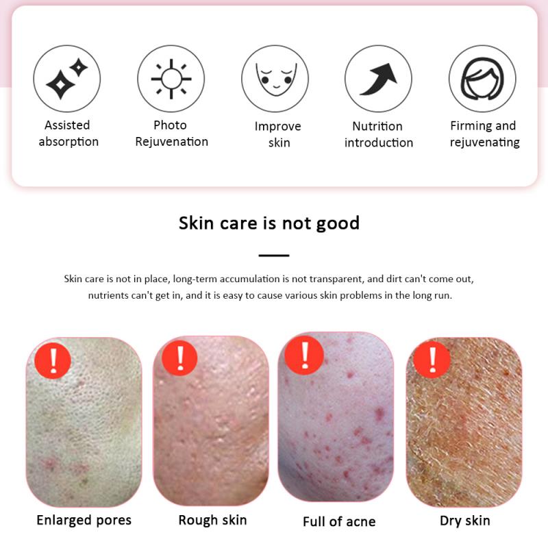 Micro Huidige Kleine Gyroscoop Introductie Instrument Gezicht Schoonheid Instrument Beter Absorptie Facial Care Tools