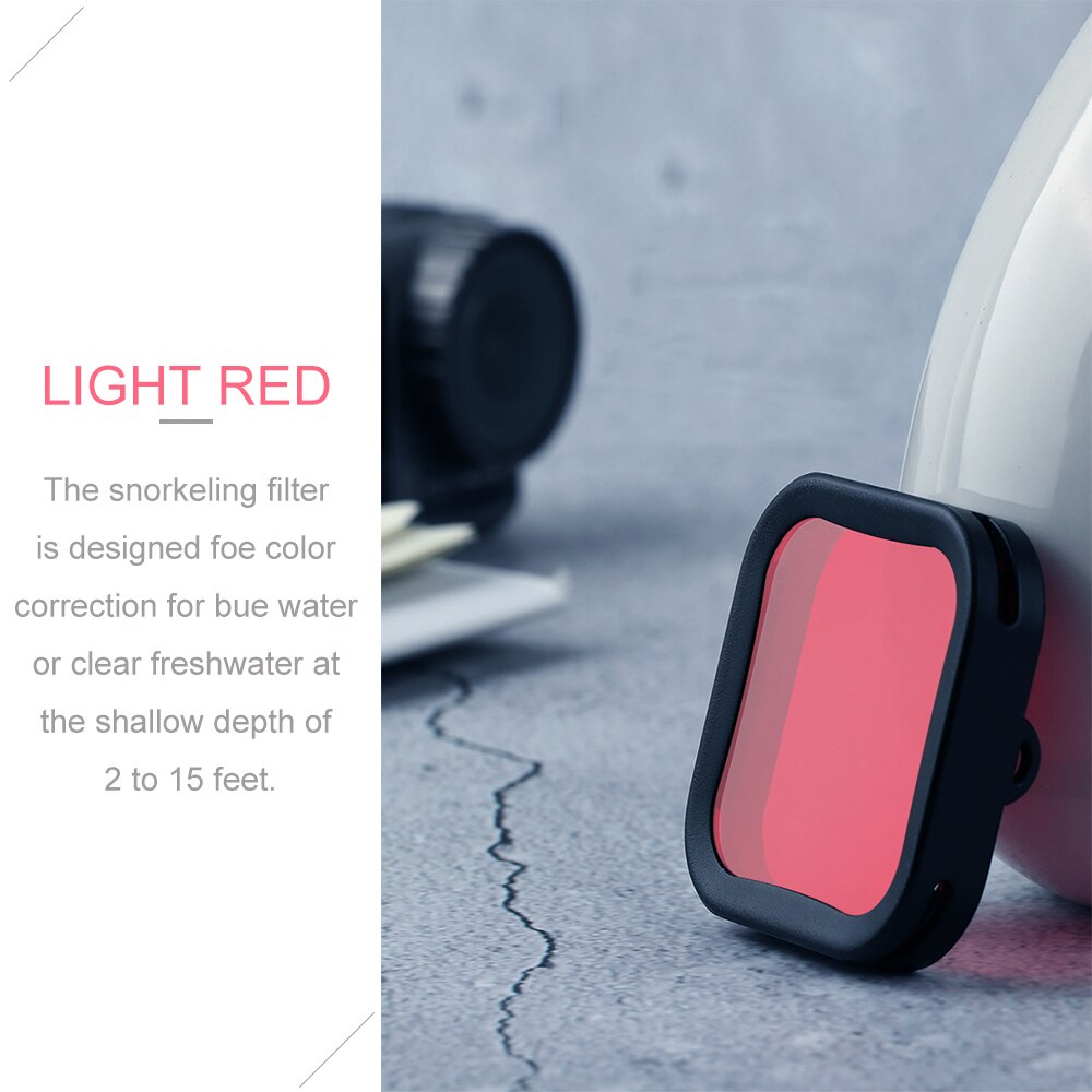 Voor Osmo Actie Camera Lens Kleur Filter Duiken Filter Voor Dji Osmo Action Behuizing Waterdichte Behuizing Camera &#39;S Accessoires