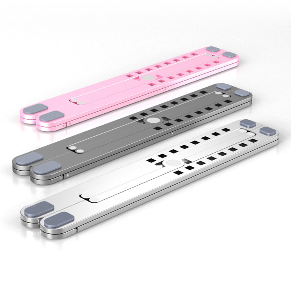 Laptophouder Riser Opvouwbare computerstandaard 8 hoeken verstelbaar aluminiumlegering voor MacBook HP Dell Lenovo 11-17,3 inch laptops
