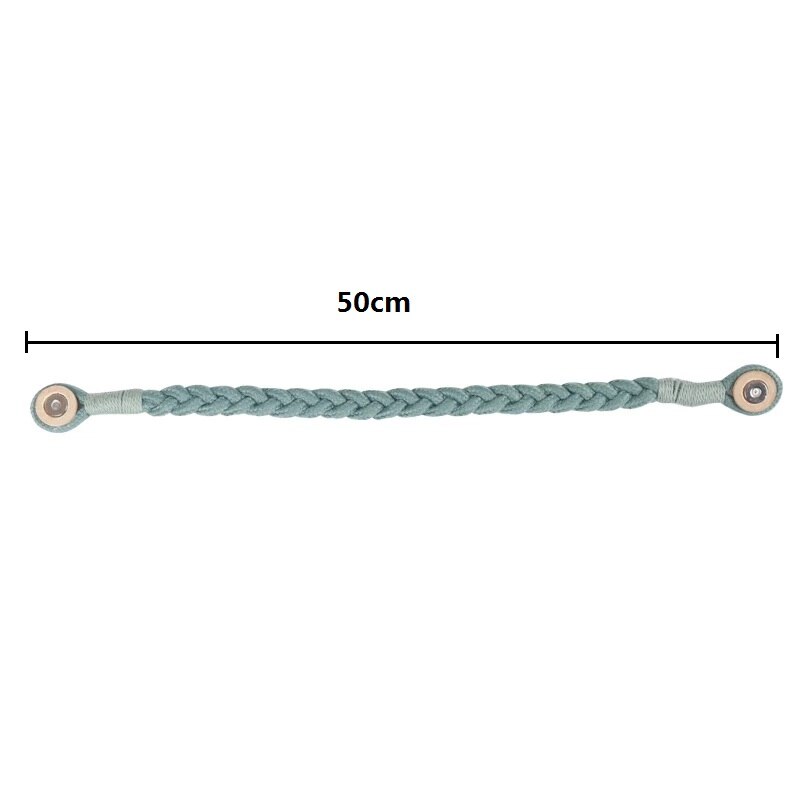 Magnetische gordijnhouderclip, touwriem, tiebacks met gesp, gordijnaccessoires, 1 st
