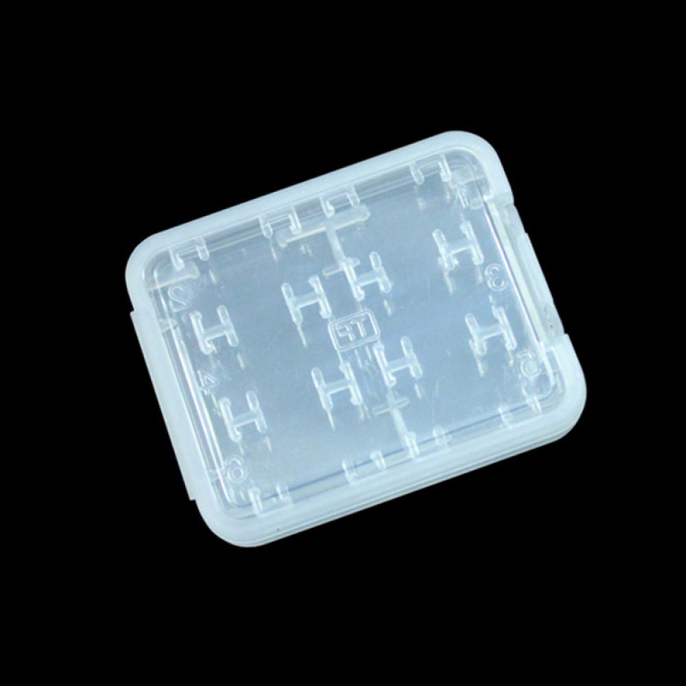 2 stk/sæt 8 slots micro sd tf sdhc mspd hukommelseskortbeskytter boks opbevaringstaske holder plastboks opbevaringskortholder boks