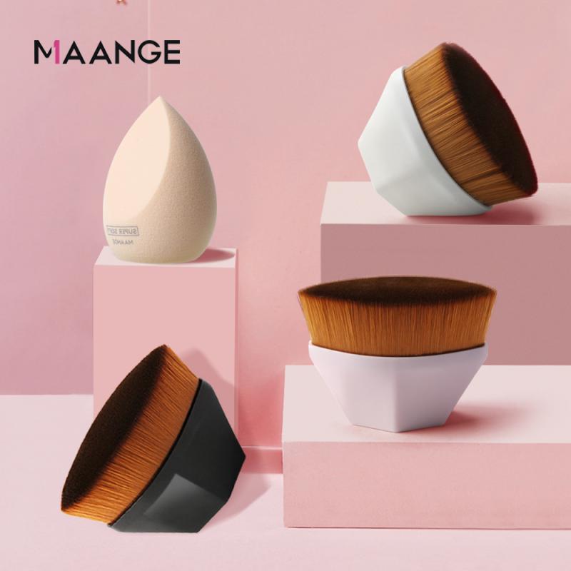 Foundation make-up kwast platte bovenkant eet geen poeder kwasten losse poeder make-up cosmetica tools