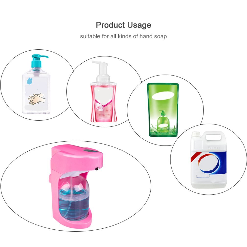 Automatische Flüssigkeit Seife Spender Intelligente Sensor Touch Seife Dispenser Wand Montiert Für Home Küche Bad